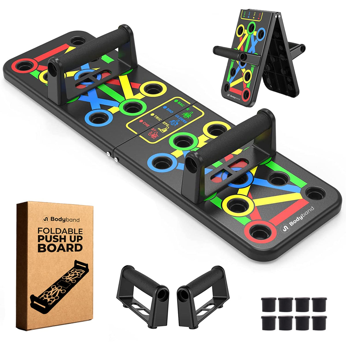 Solid Push Up Board Multi Functional Stands System Home Gym Chest Muscle Exercise for Men Women