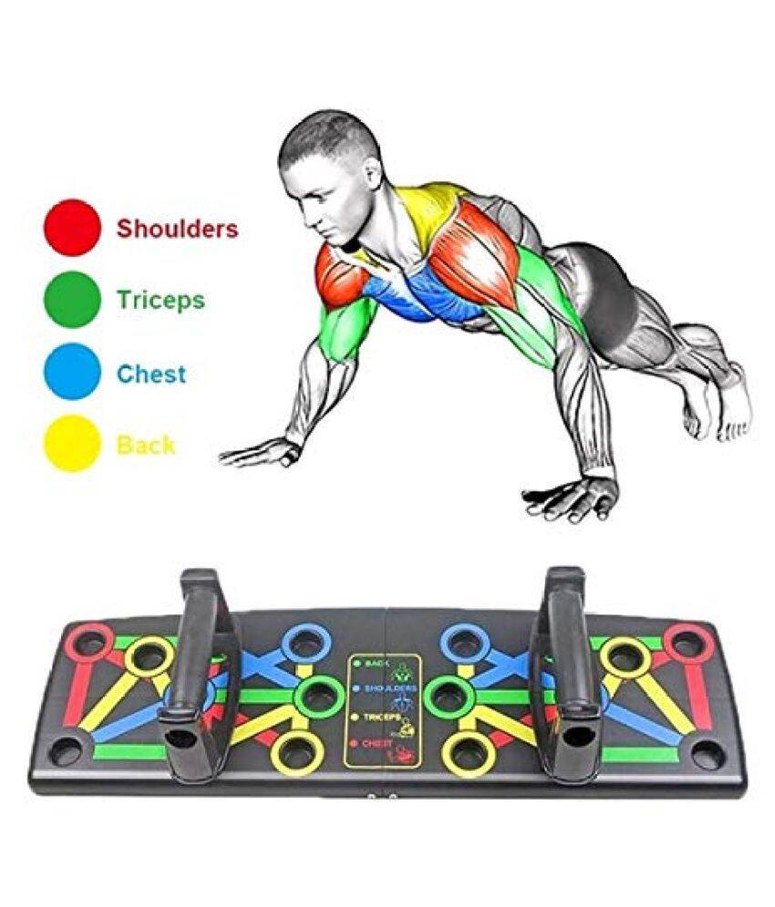 Solid Push Up Board Multi Functional Stands System Home Gym Chest Muscle Exercise for Men Women